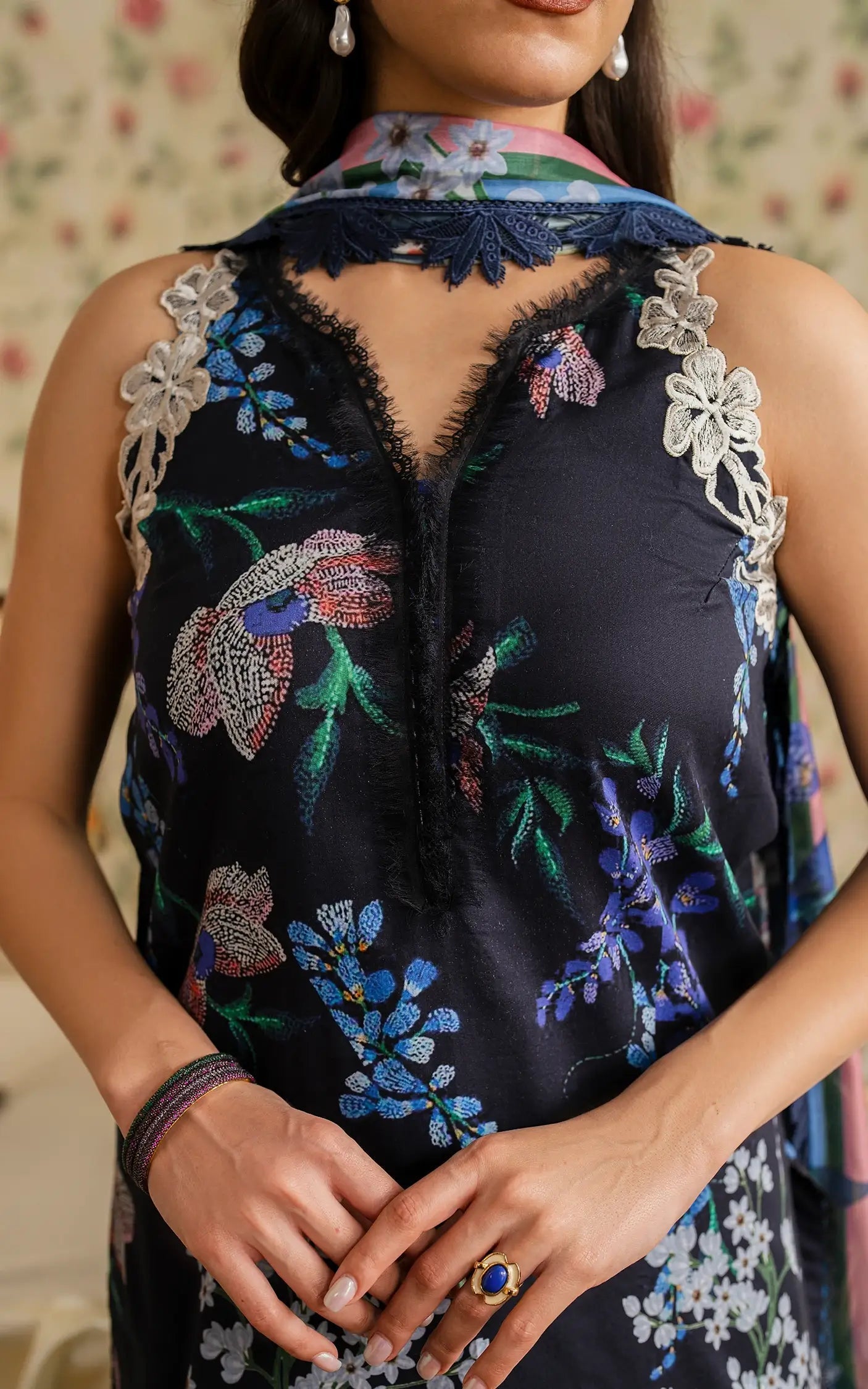 Asifa and Nabeel | Meraki Vintage 25 | Mehtab (MVL25-10) - Riwayat-e-Khas