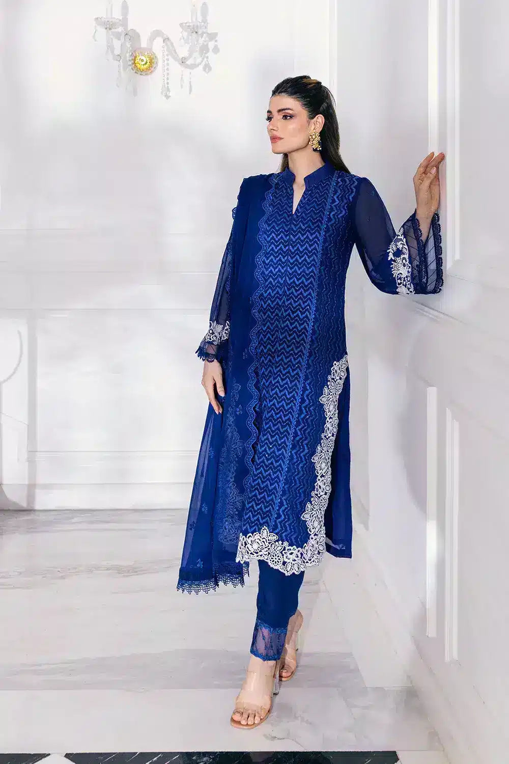 Azure | Embroidered Ensembles 23 | Mellow Breeze - Riwayat-e-Khas