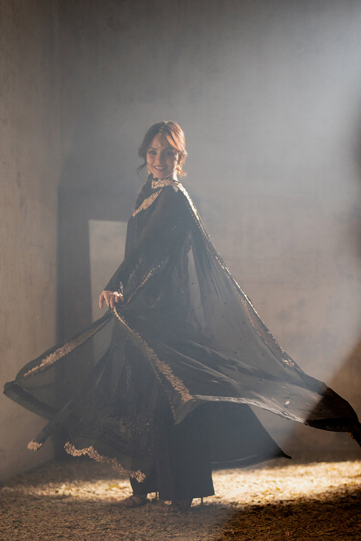 Azure | Ensembles Embroidered Formals | Midnight Veil - Riwayat-e-Khas