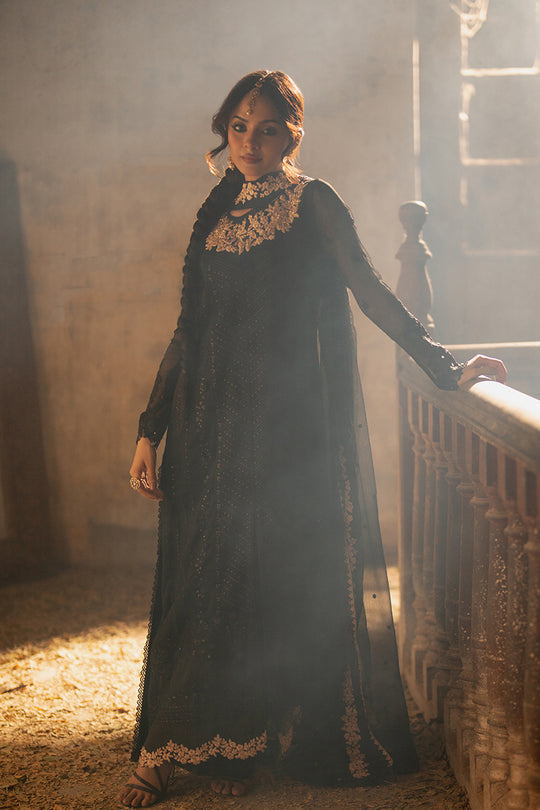 Azure | Ensembles Embroidered Formals | Midnight Veil - Riwayat-e-Khas