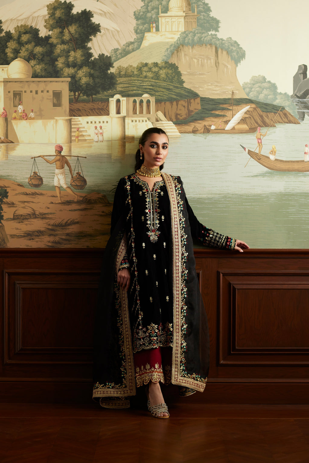 Mina Hassan | Velvet Luxe |  Jahan - Riwayat-e-Khas