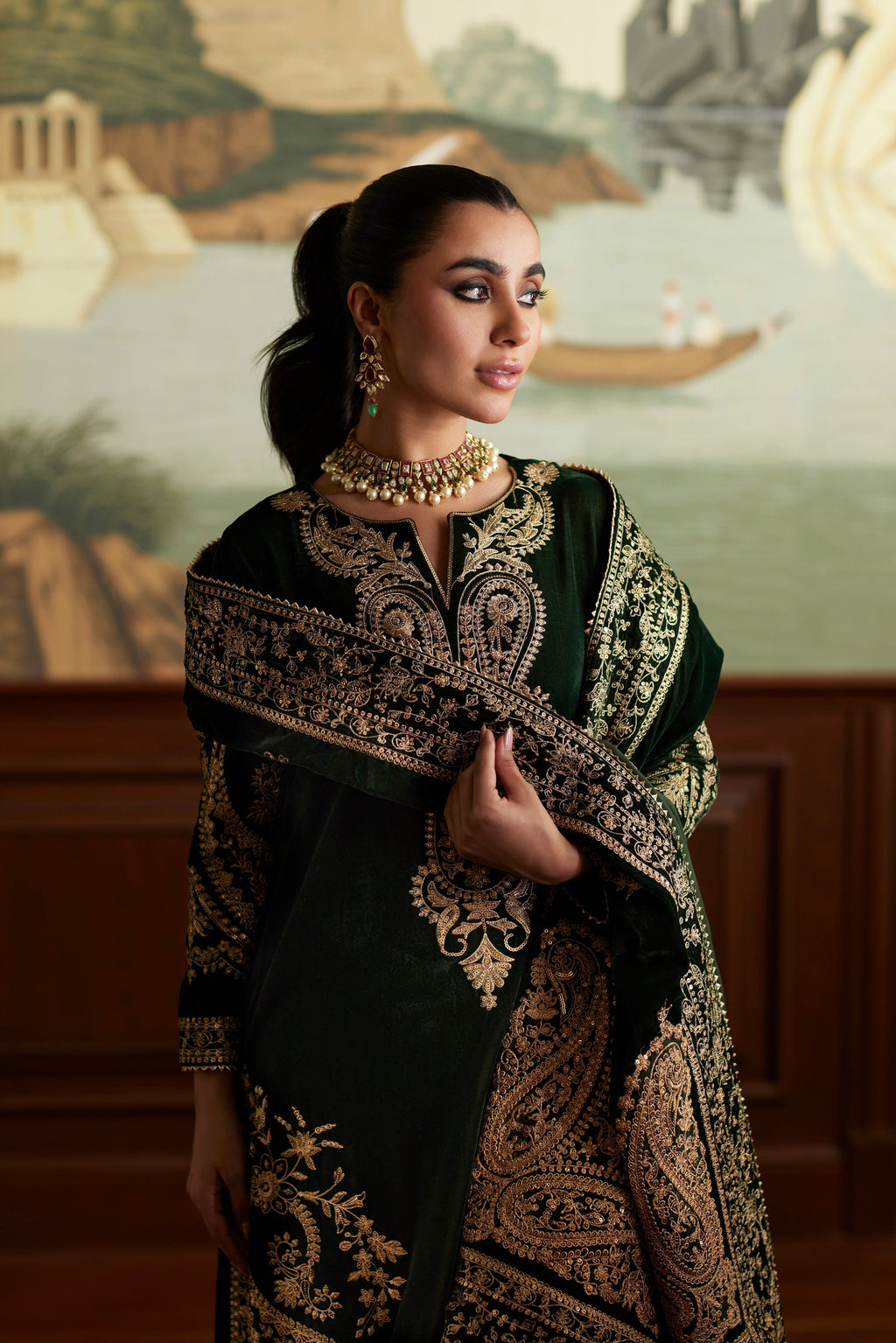 Mina Hassan | Velvet Luxe | Zehra - Riwayat-e-Khas