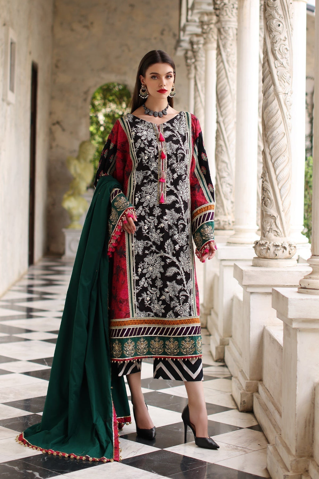 Mina Kashif | Festive Lawn | Karine - House Of Anaya