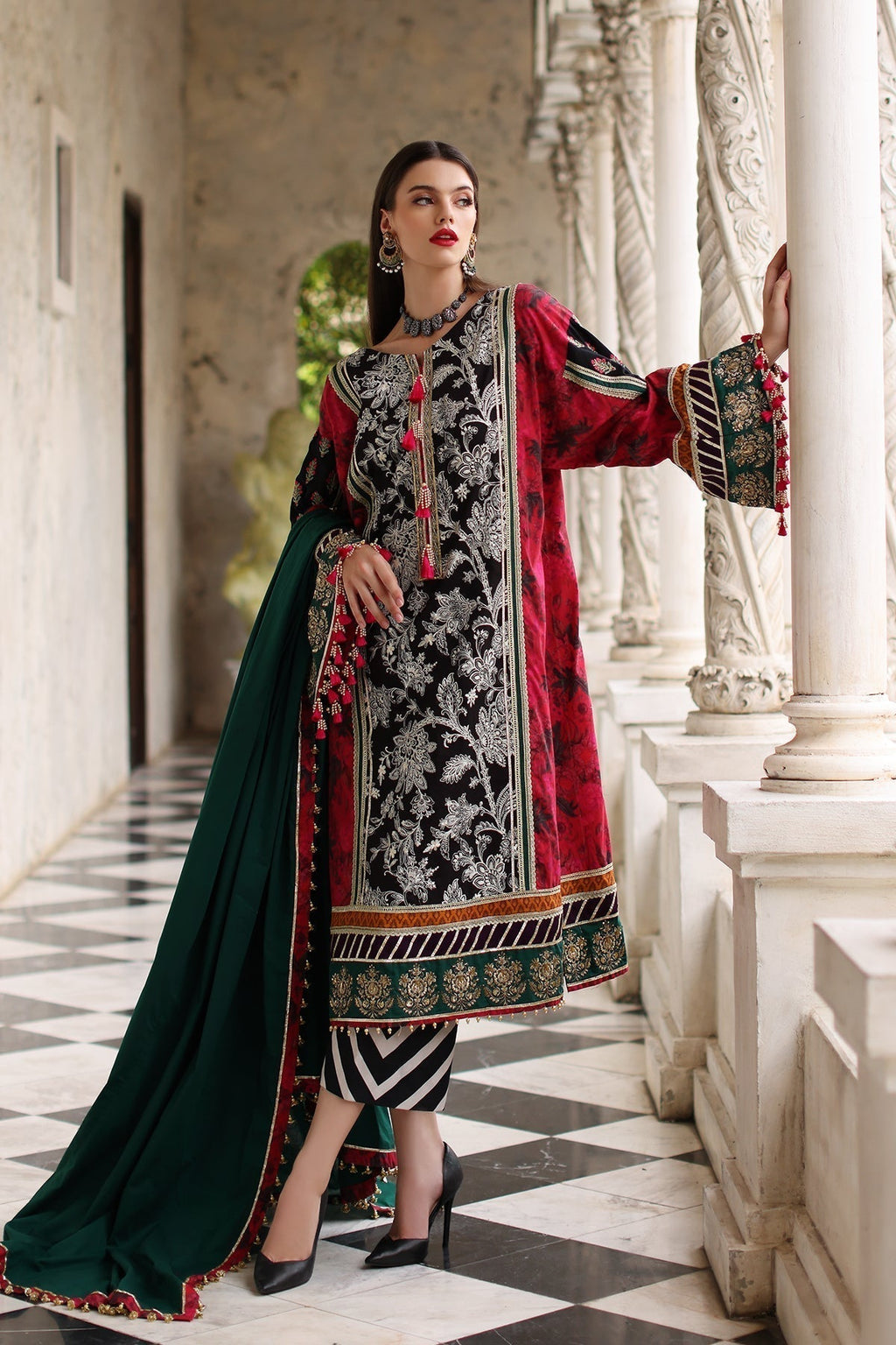Mina Kashif | Festive Lawn | Karine - House Of Anaya