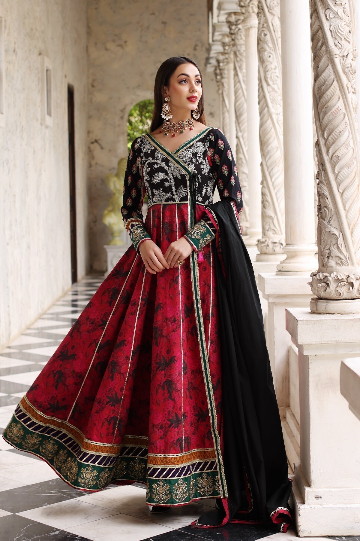 Mina Kashif | Festive Lawn | Anarkali - House Of Anaya
