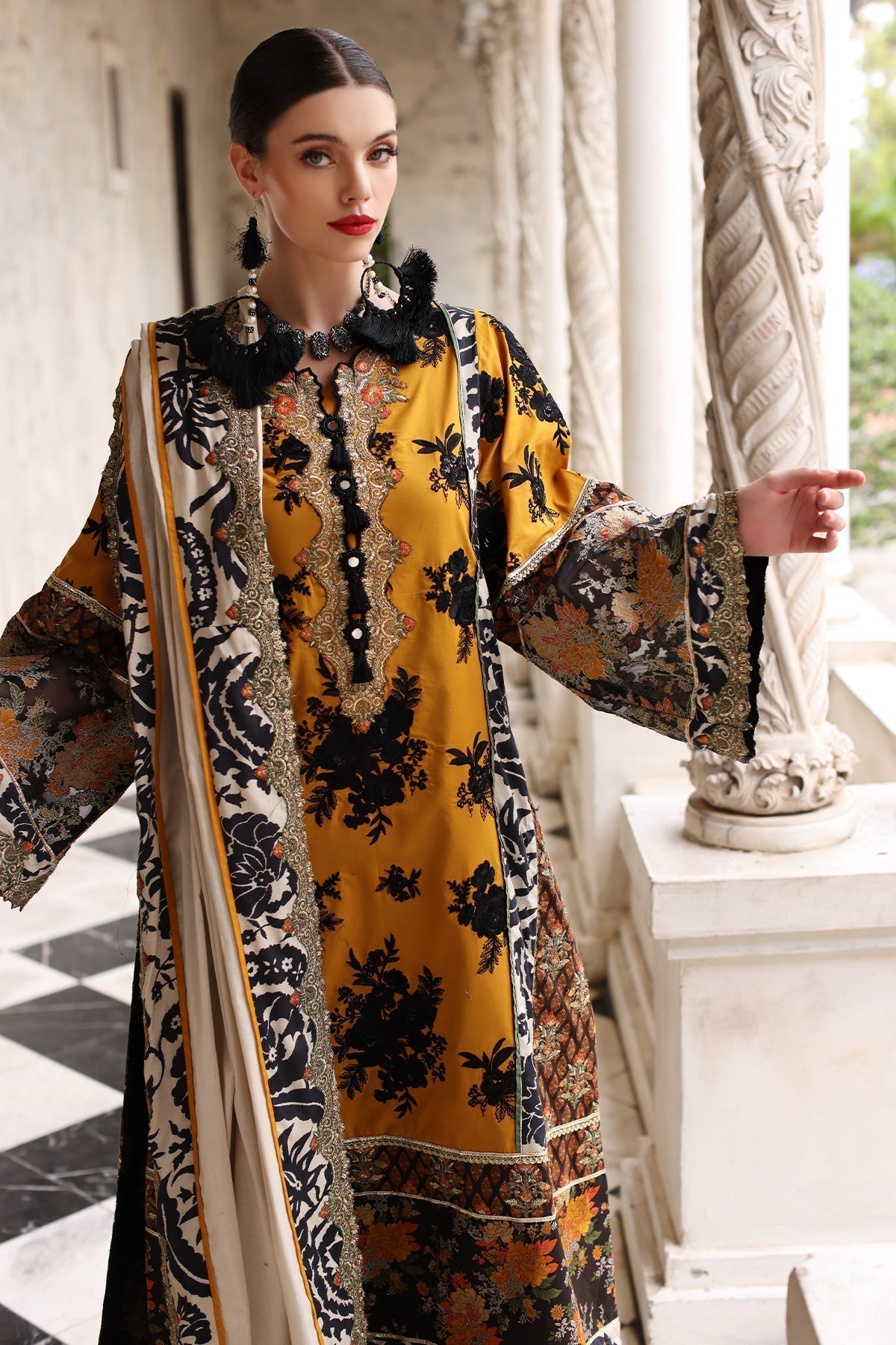 Mina Kashif | Festive Lawn | Leyla - House Of Anaya