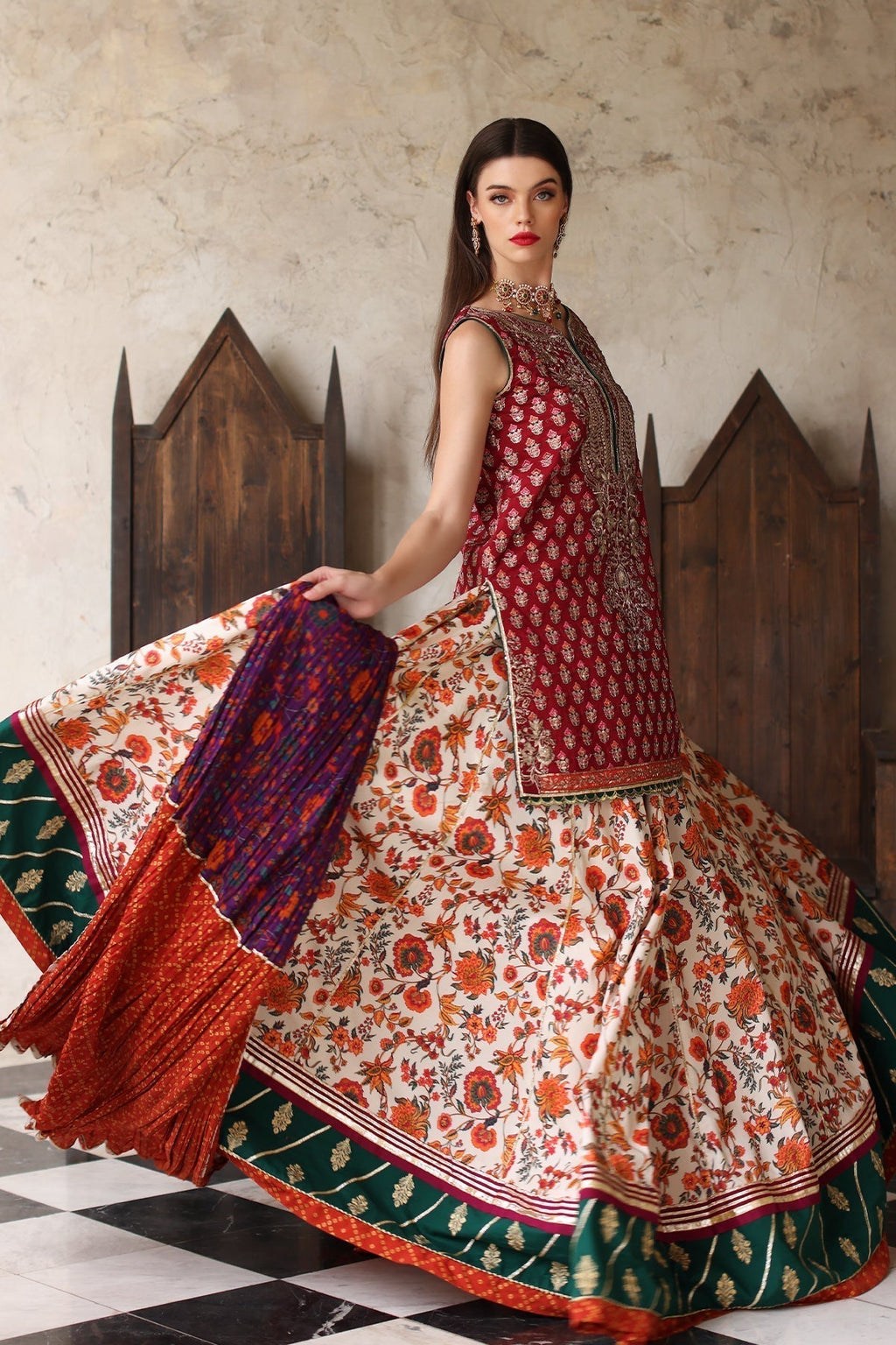 Mina Kashif | Festive Lawn | Janan - House Of Anaya