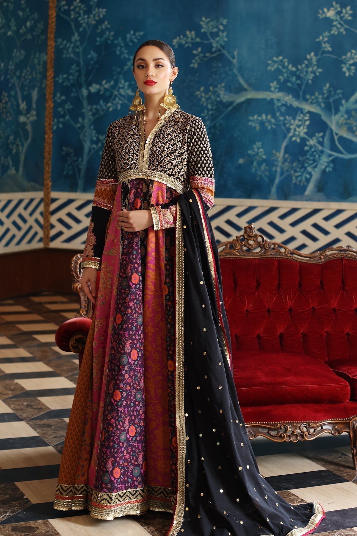 Mina Kashif | Festive Lawn | Misty - House Of Anaya