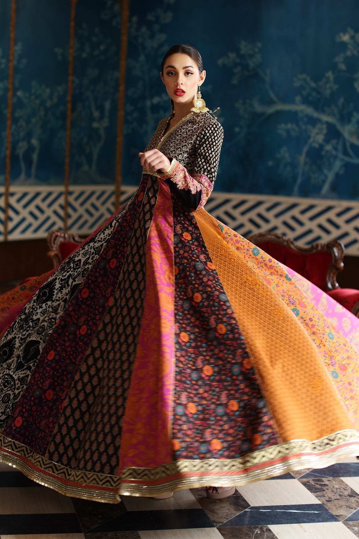 Mina Kashif | Festive Lawn | Misty - House Of Anaya
