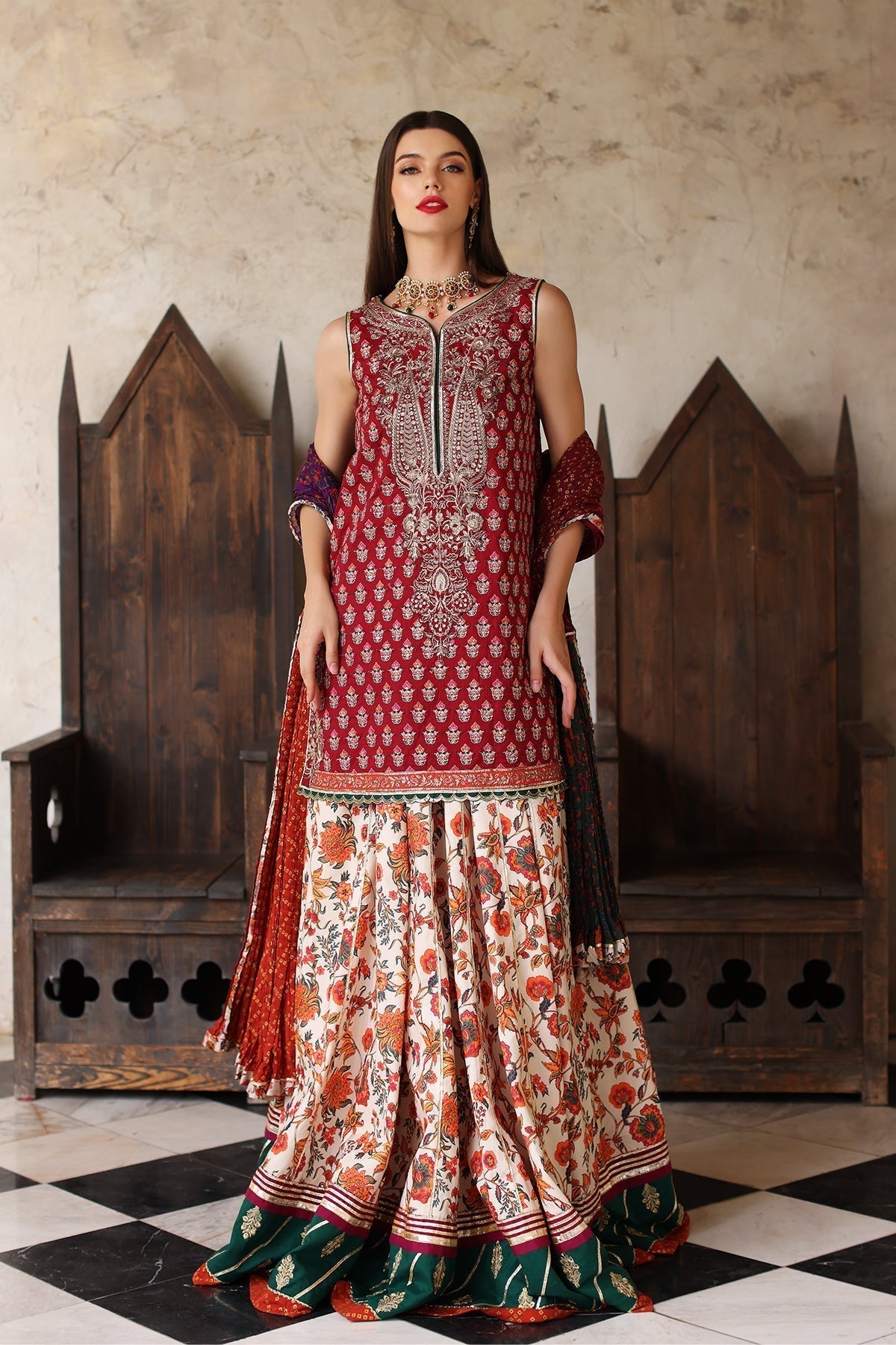 Mina Kashif | Festive Lawn | Janan - House Of Anaya
