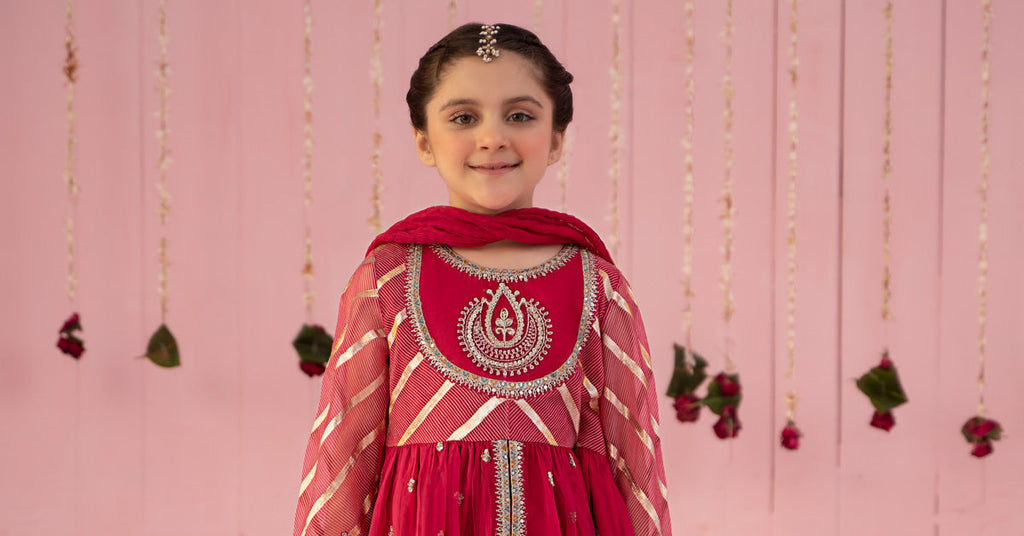 Maria B | 3 Piece Embroidered Organza Suit | MKS-EF24-27 - Libasekhas
