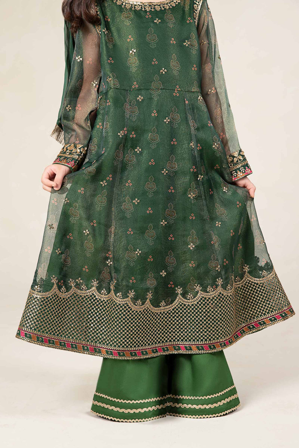 Maria B | 3 Piece Embroidered Cotton Net Suit | MKS-W24-01 - Libasekhas