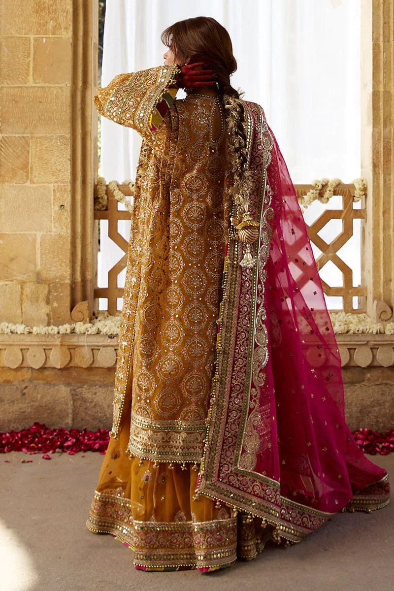 Mohsin Naveed Ranjha – MNR – KESARI – ZWU23-21 – Mustard - Riwayat-e-khas