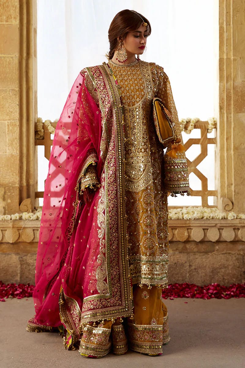 Mohsin Naveed Ranjha – MNR – KESARI – ZWU23-21 – Mustard - Riwayat-e-khas