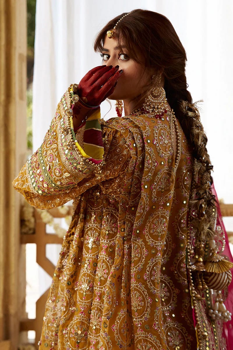 Mohsin Naveed Ranjha – MNR – KESARI – ZWU23-21 – Mustard - Riwayat-e-khas