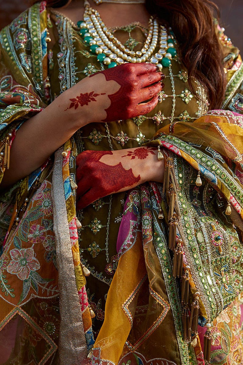 Mohsin Naveed Ranjha – MNR – VIRAAS – ZWU23-18 – Moss Green - Riwayat-e-khas