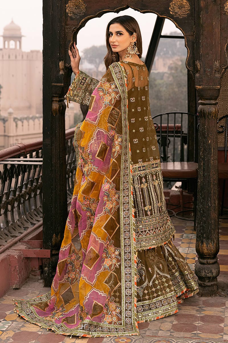 Mohsin Naveed Ranjha – MNR – VIRAAS – ZWU23-18 – Moss Green - Riwayat-e-khas