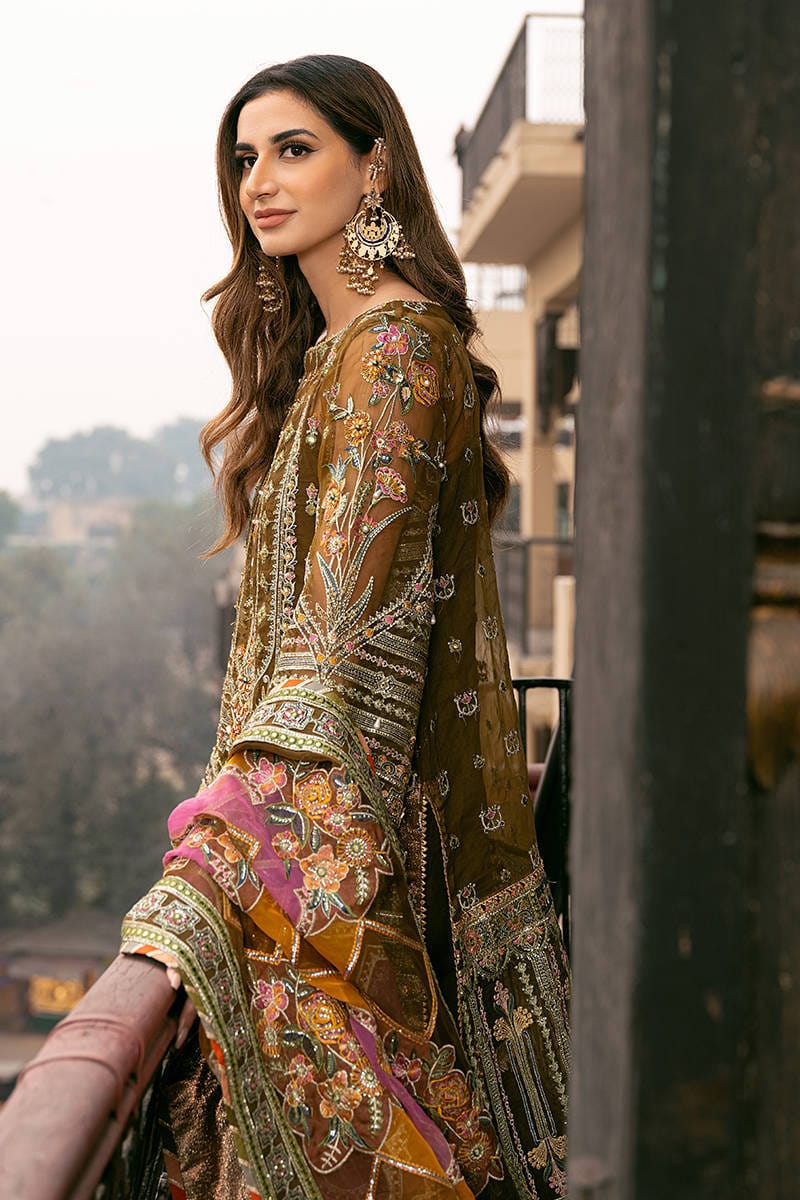 Mohsin Naveed Ranjha – MNR – VIRAAS – ZWU23-18 – Moss Green - Riwayat-e-khas