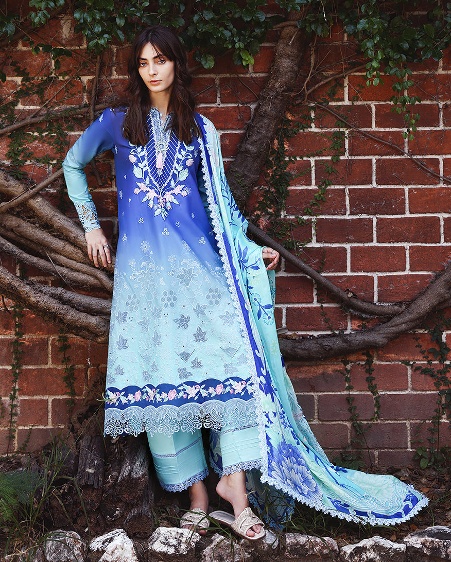 Mushq | Solace | Ombre Chikankari | Moonlit Ease