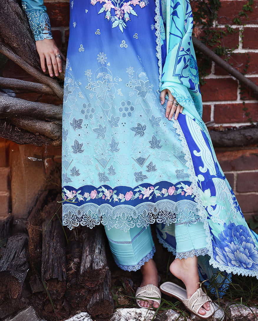 Mushq | Solace | Ombre Chikankari | Moonlit Ease