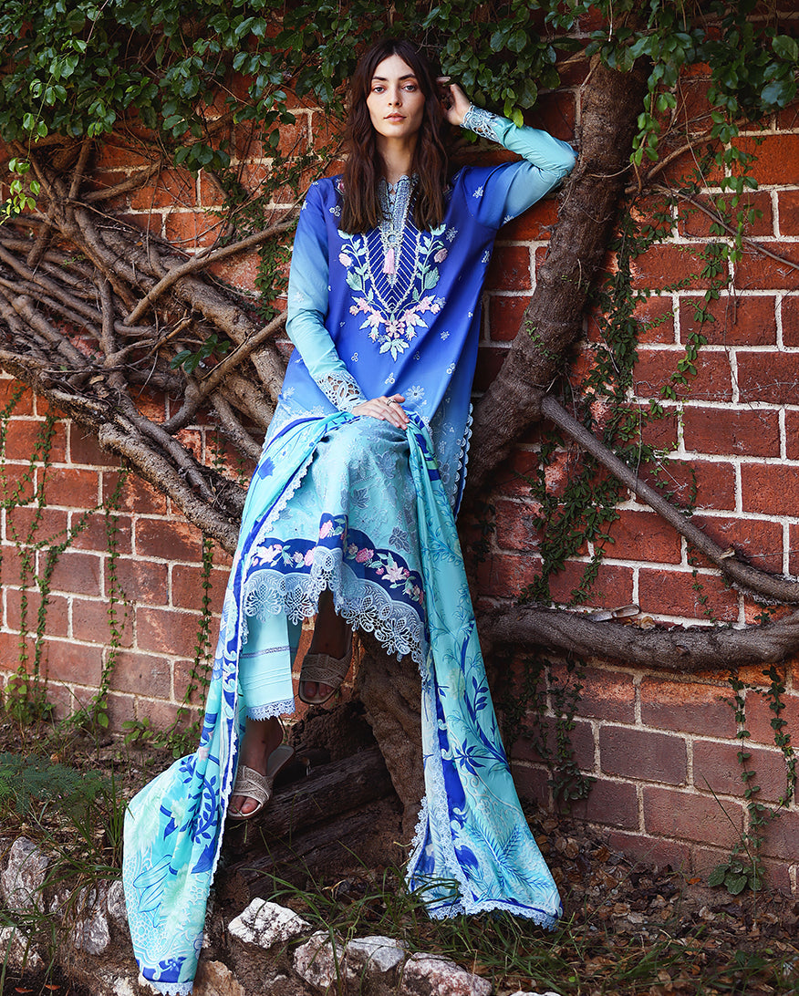 Mushq | Solace | Ombre Chikankari | Moonlit Ease