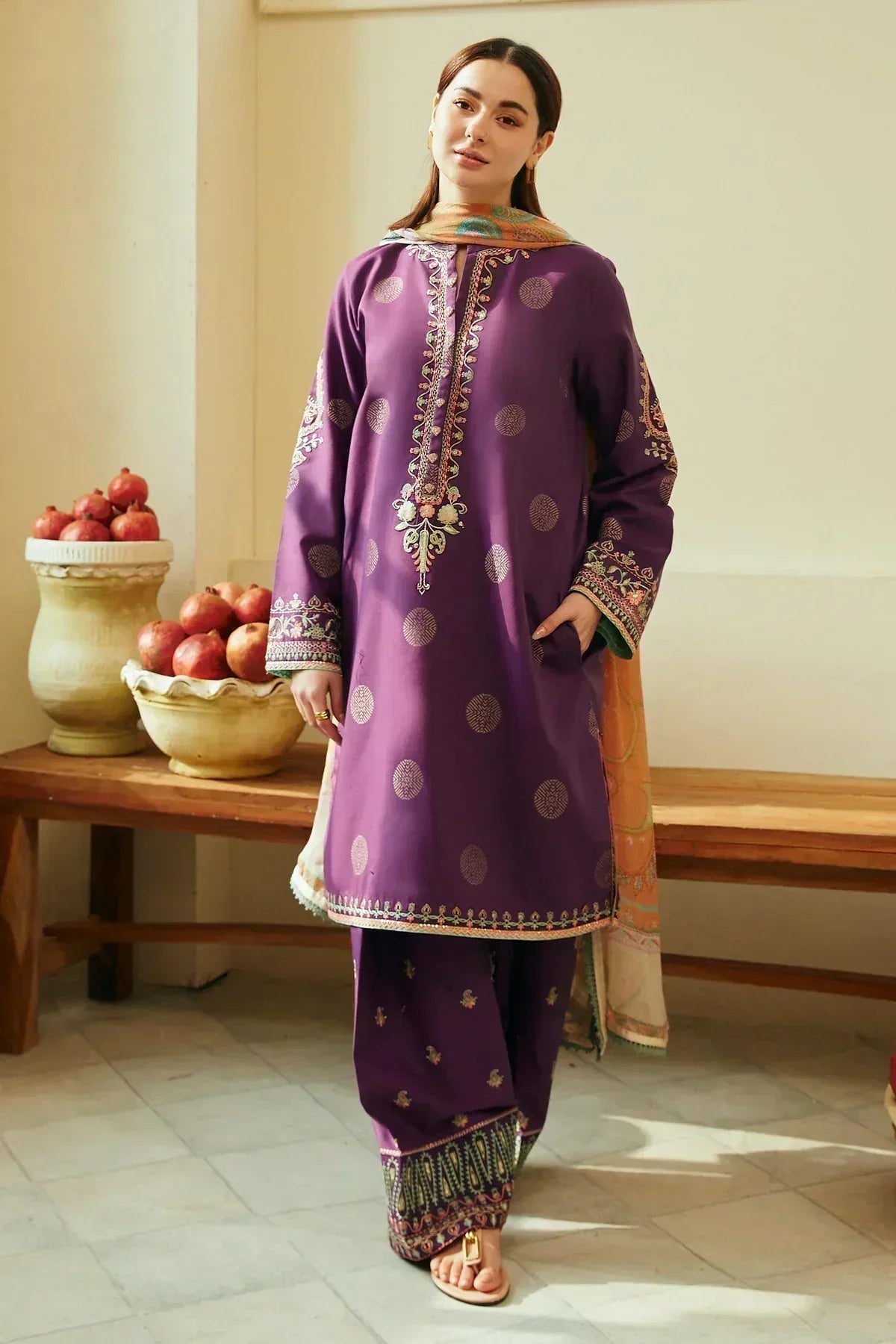 Zara Shahjahan | Coco Lawn 24 | MORNI-9A - House Of Anaya