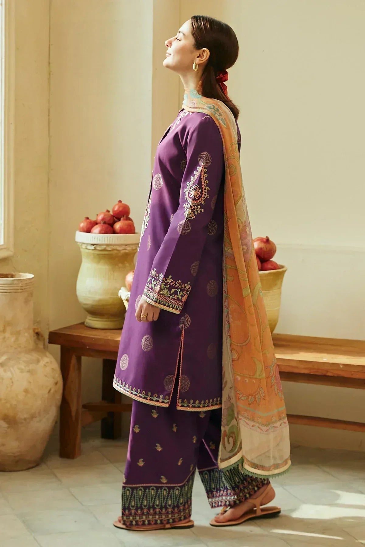 Zara Shahjahan | Coco Lawn 24 | MORNI-9A - House Of Anaya