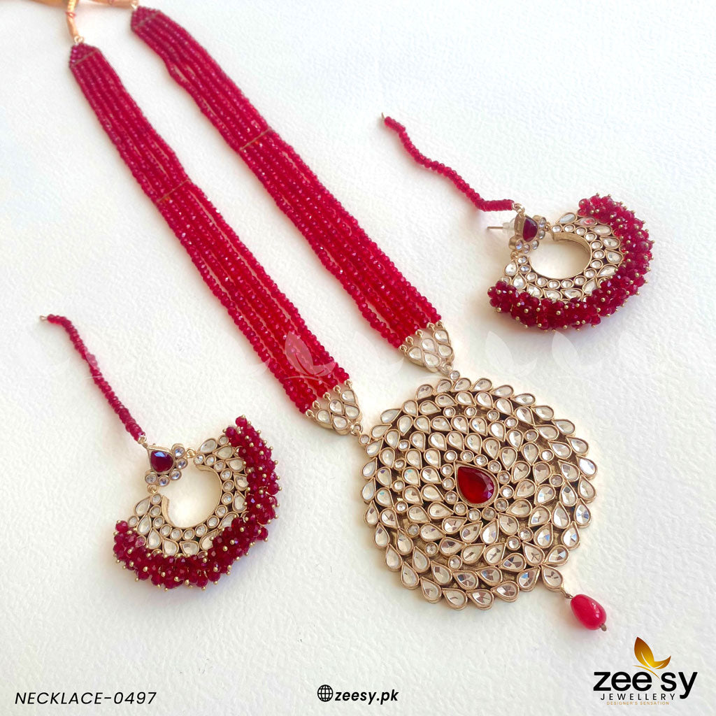 Lotus Necklace-0497 - Libasekhas