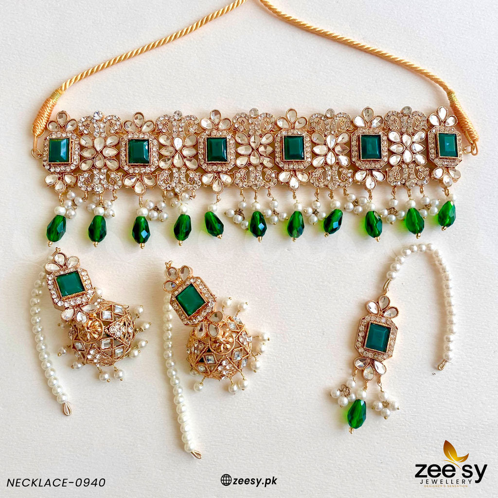 Necklace Set-0940 - Libasekhas