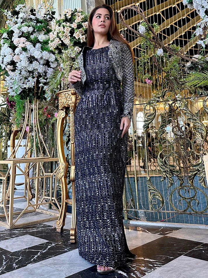 Epoque | Ciel Luxury Couture | Noir - House Of Anaya