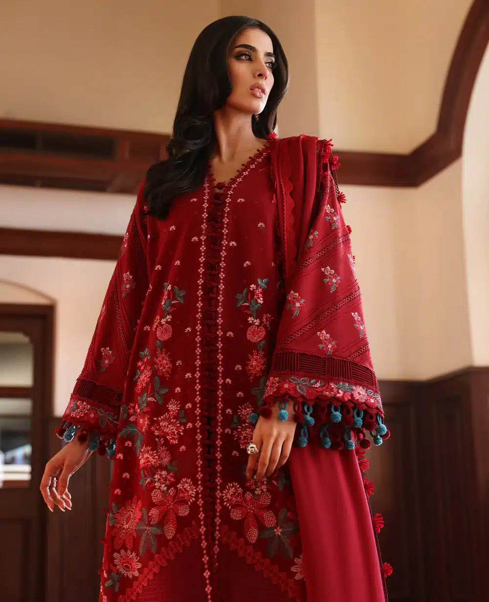 Republic Womenswear | Noemei Luxury Shawl 23 | NWU23-D1-A - House Of Anaya