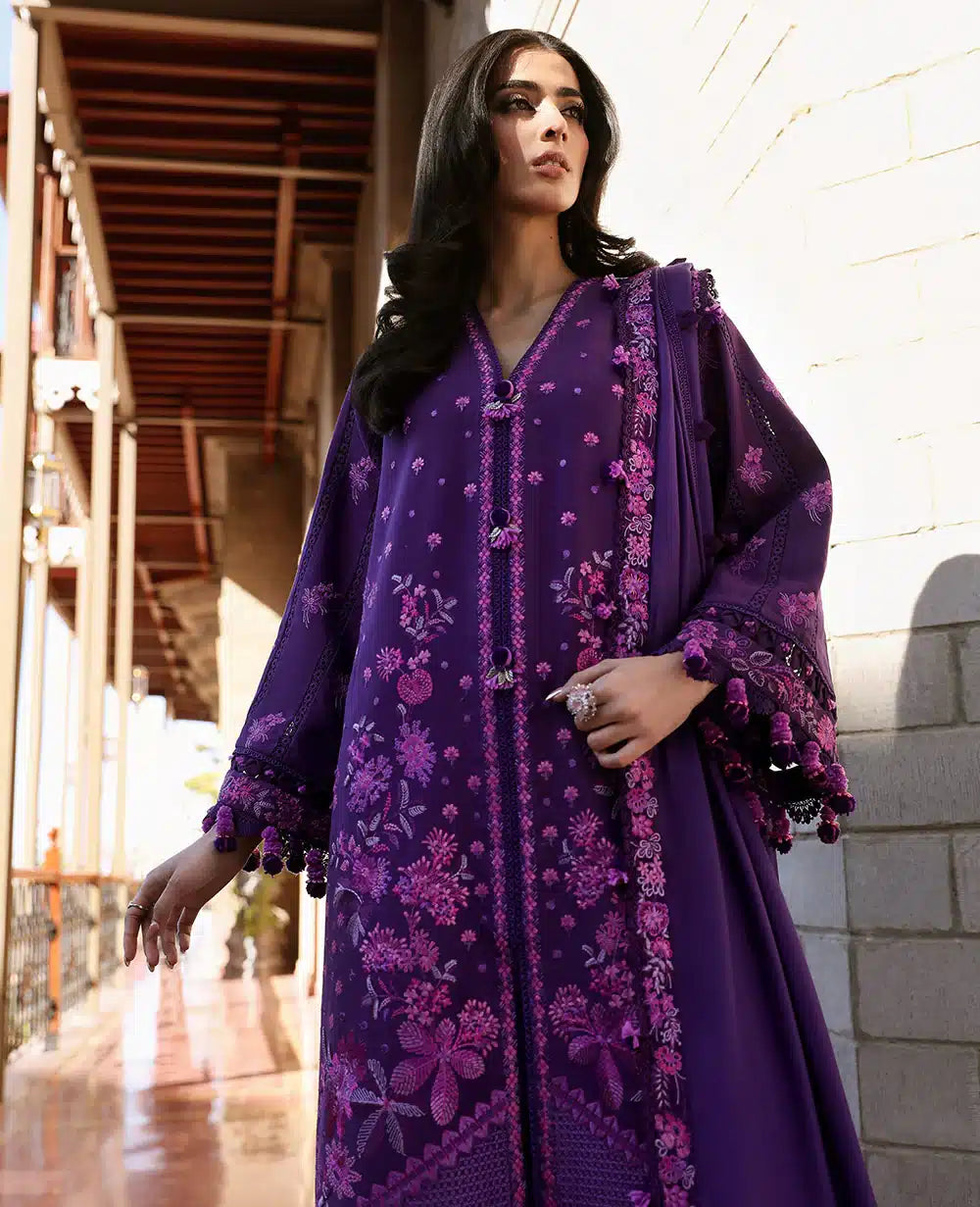 Republic Womenswear | Noemei Luxury Shawl 23 | NWU23-D1-B - House Of Anaya