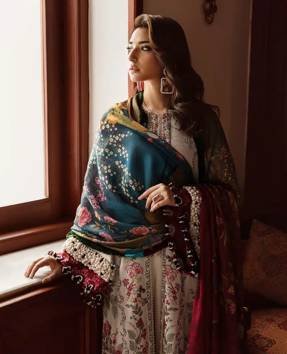 Republic Womenswear | Noemei Luxury Shawl 23 | NWU23-D8-B - House Of Anaya