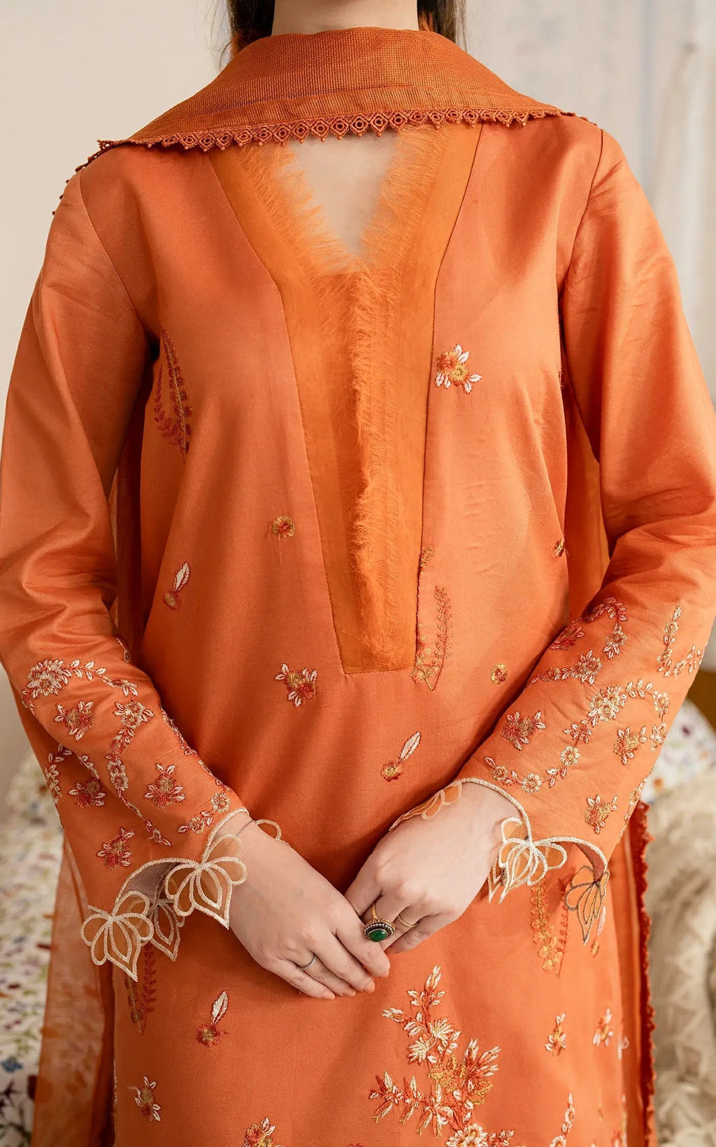 Asifa and Nabeel | Meraki Vintage 25 | Nargis (MVL25-19) - House Of Anaya