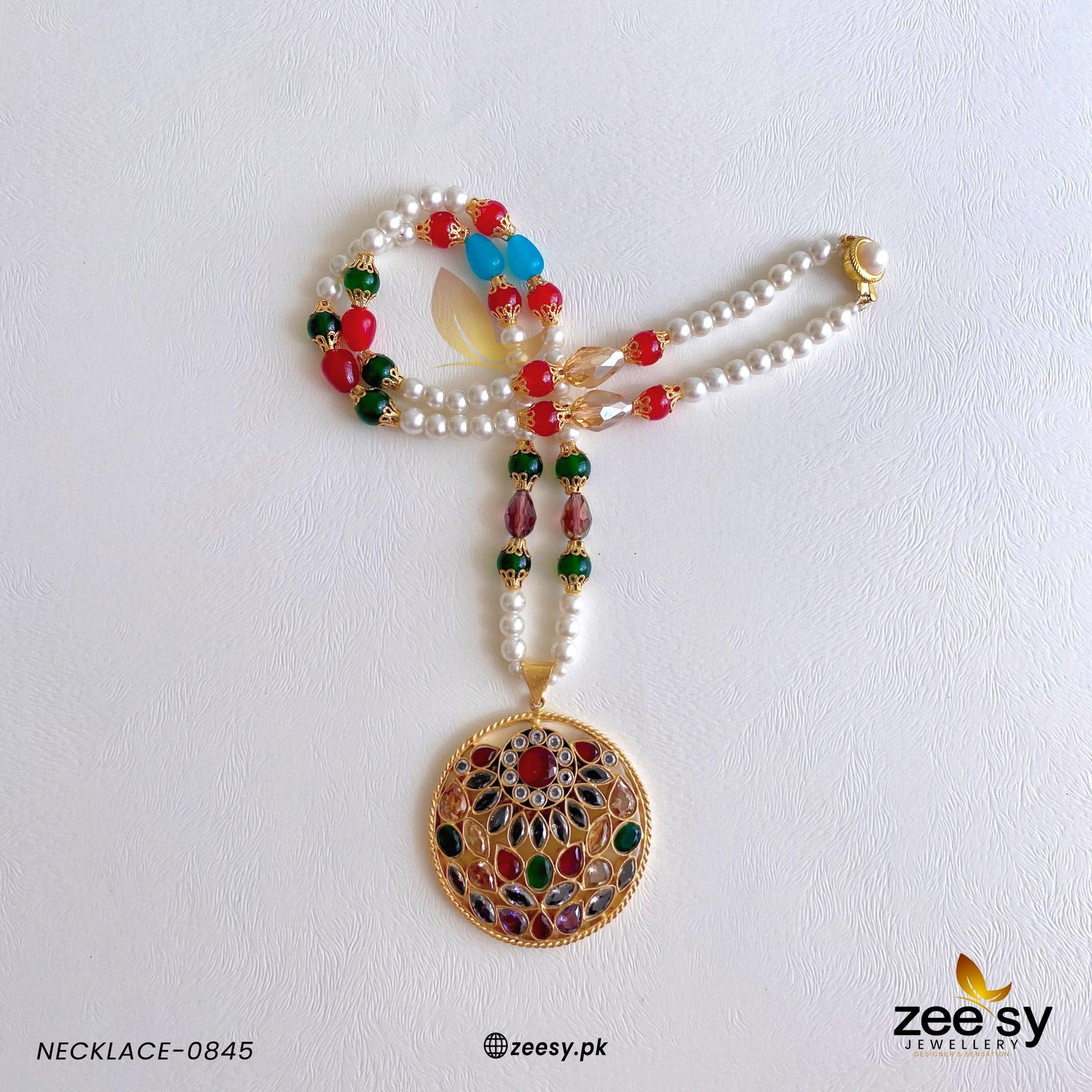 Mala Necklace-0845 - Libasekhas