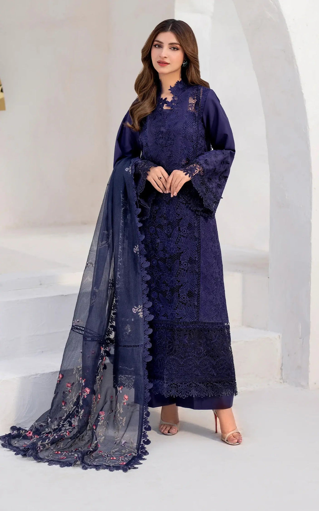 Asifa and Nabeel | Azalia Summer 25 | Nile (AZL25-08) - Riwayat-e-Khas
