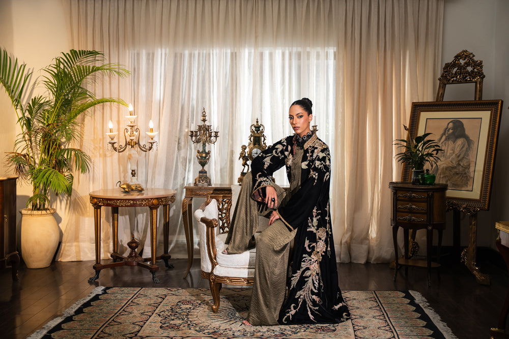 Nilofer Shahid | Aatish the Fire Within | Zaib (3pc) ��?����?? Aatish The Fire within - Riwayat-e-Khas