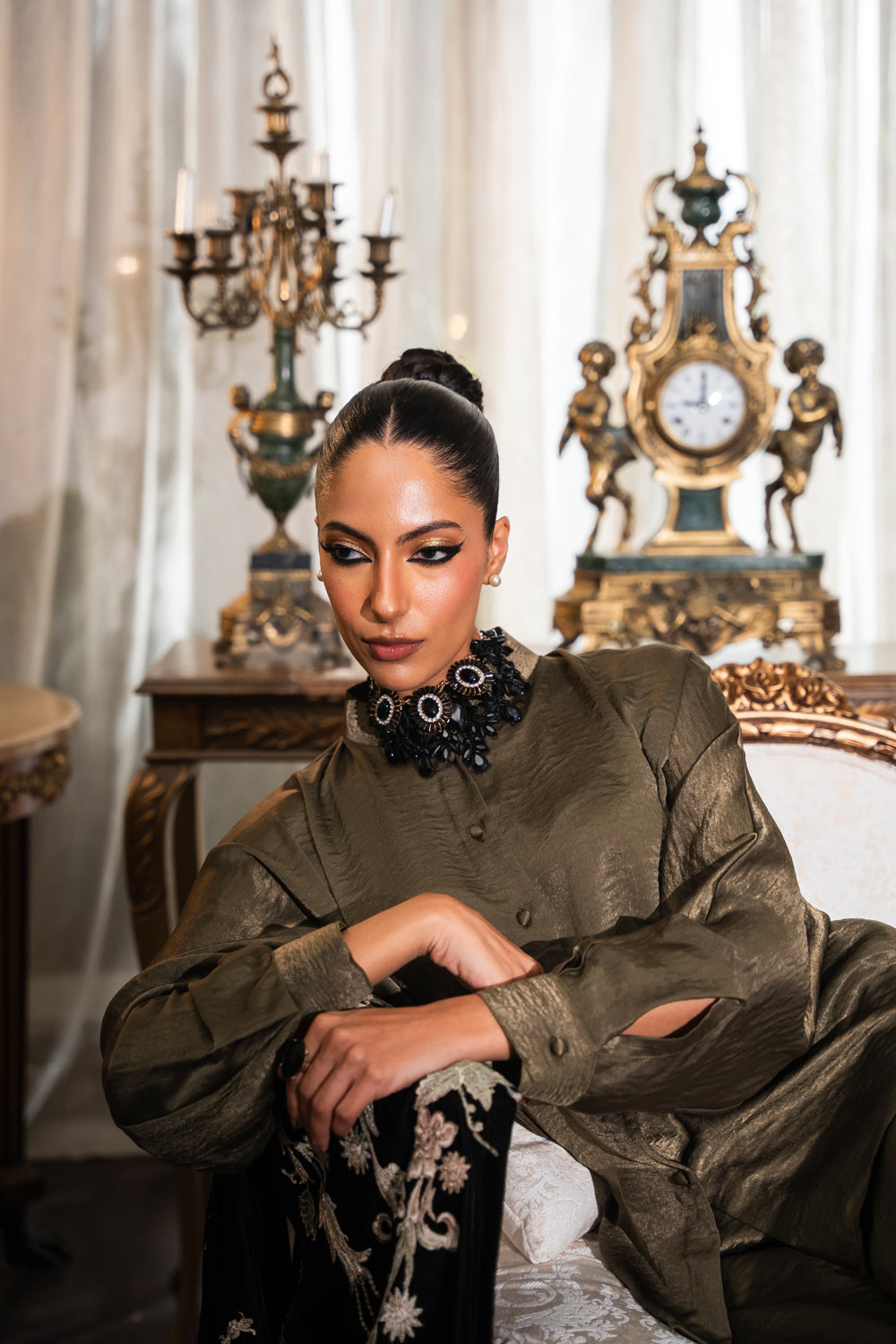 Nilofer Shahid | Aatish the Fire Within | Zaib (3pc) ��?����?? Aatish The Fire within - Riwayat-e-Khas