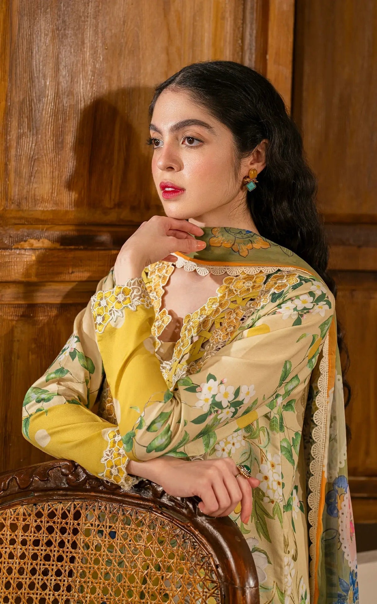 Asifa and Nabeel | Meraki Vintage 25 | Nimbu Pani (MVL25-04) - House Of Anaya