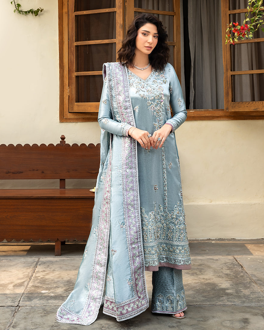 Mushq | Sunehri Lama Silk | Nissa