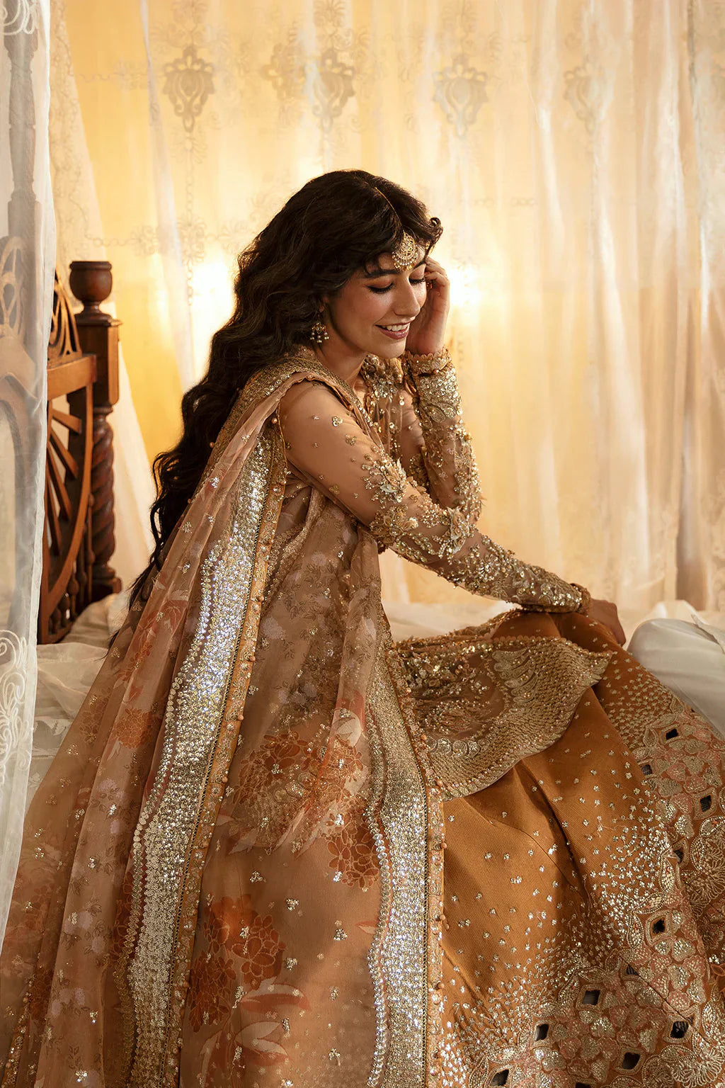 Hayat by Afrozeh Embroidered Net 3Pc Suit AFH-24-06 NOORAY