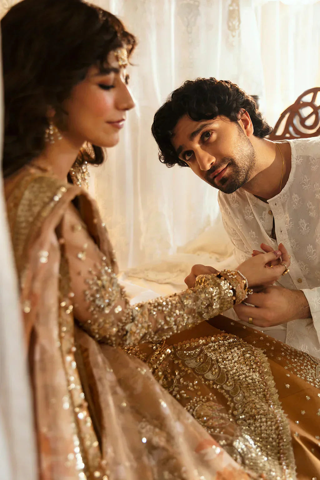 Hayat by Afrozeh Embroidered Net 3Pc Suit AFH-24-06 NOORAY