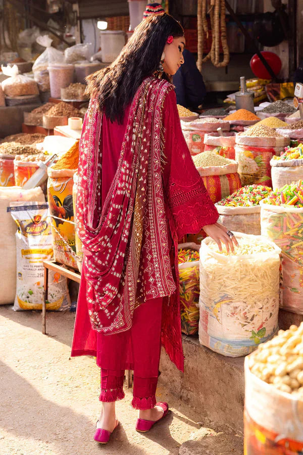 Nureh | Bazaar Lawn Chikankari 24 | NS-124 - House Of Anaya