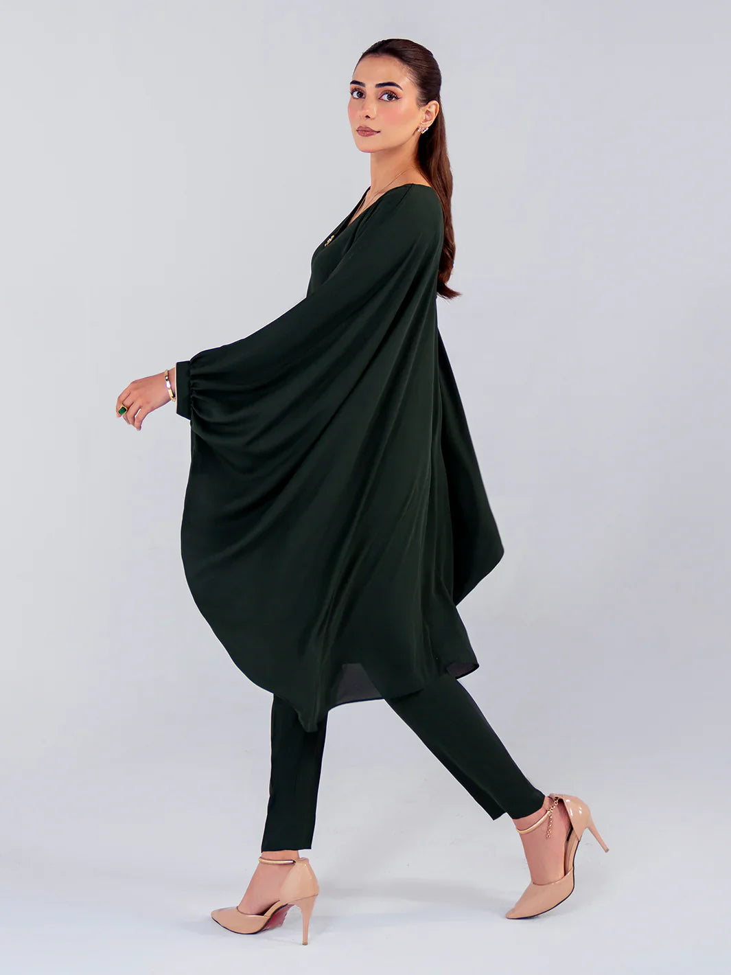 Hemstitch | Georgette Affair | Olive