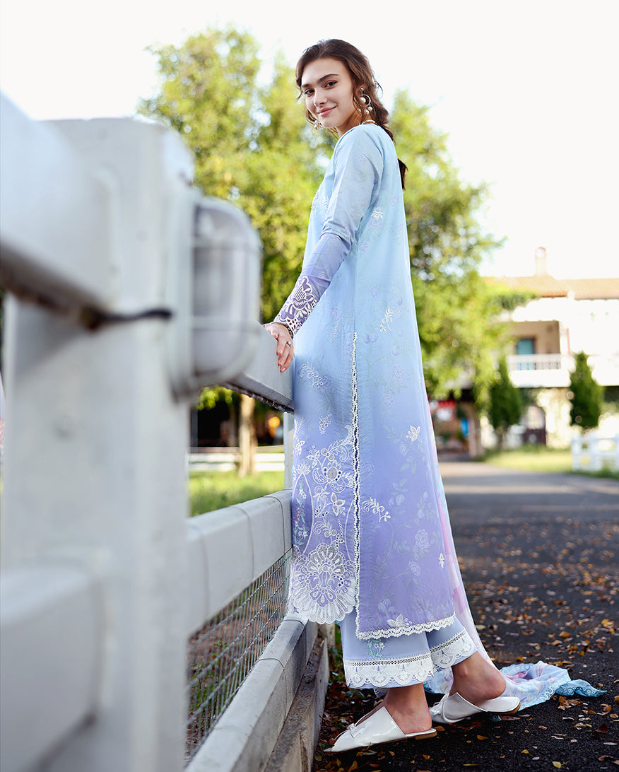 Mushq | Solace | Ombre Chikankari | Ombre Whisper