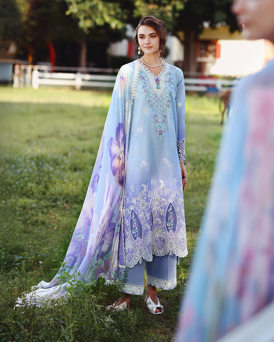 Mushq | Solace | Ombre Chikankari | Ombre Whisper