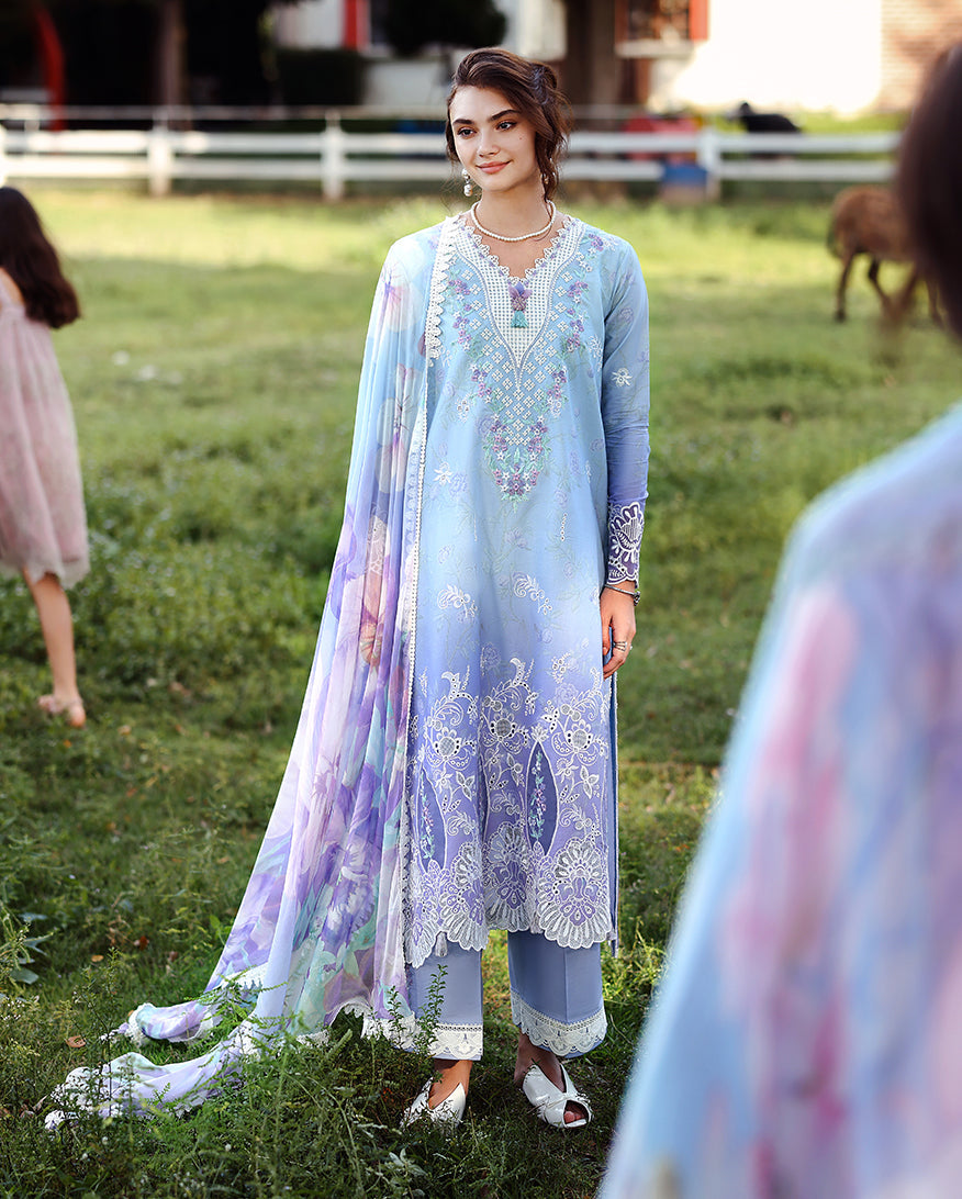 Mushq | Solace | Ombre Chikankari | Ombre Whisper