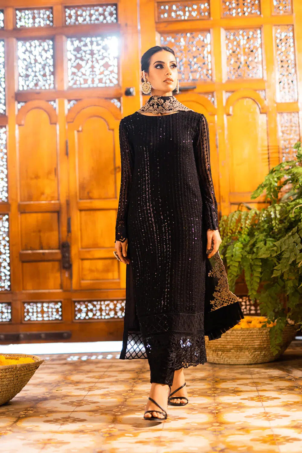 Azure | Embroidered Formals | Onyx Dove - Riwayat-e-Khas