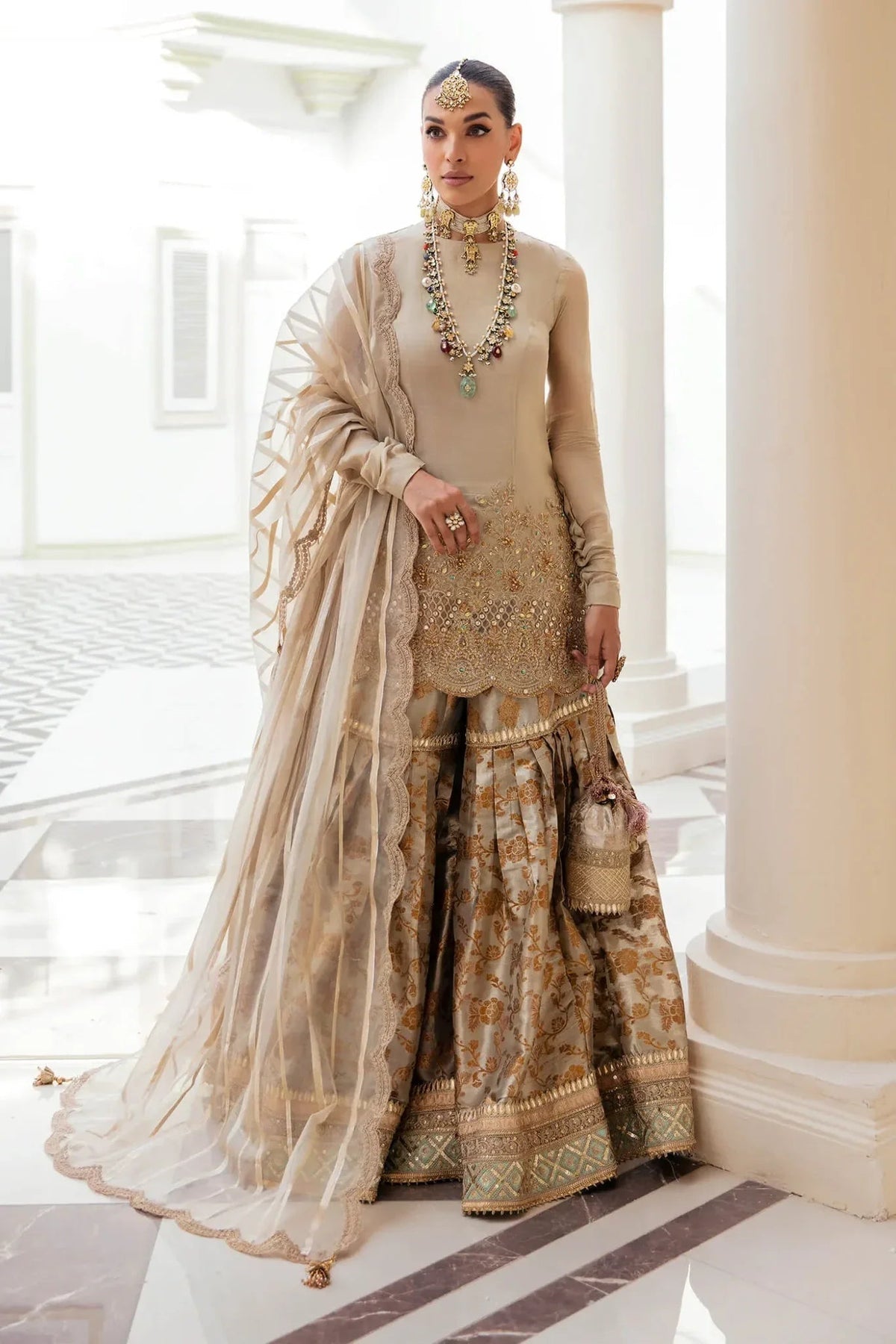 Musferah Saad | Symphony Wedding Formals | Majestic Opulence - Riwayat e Khas