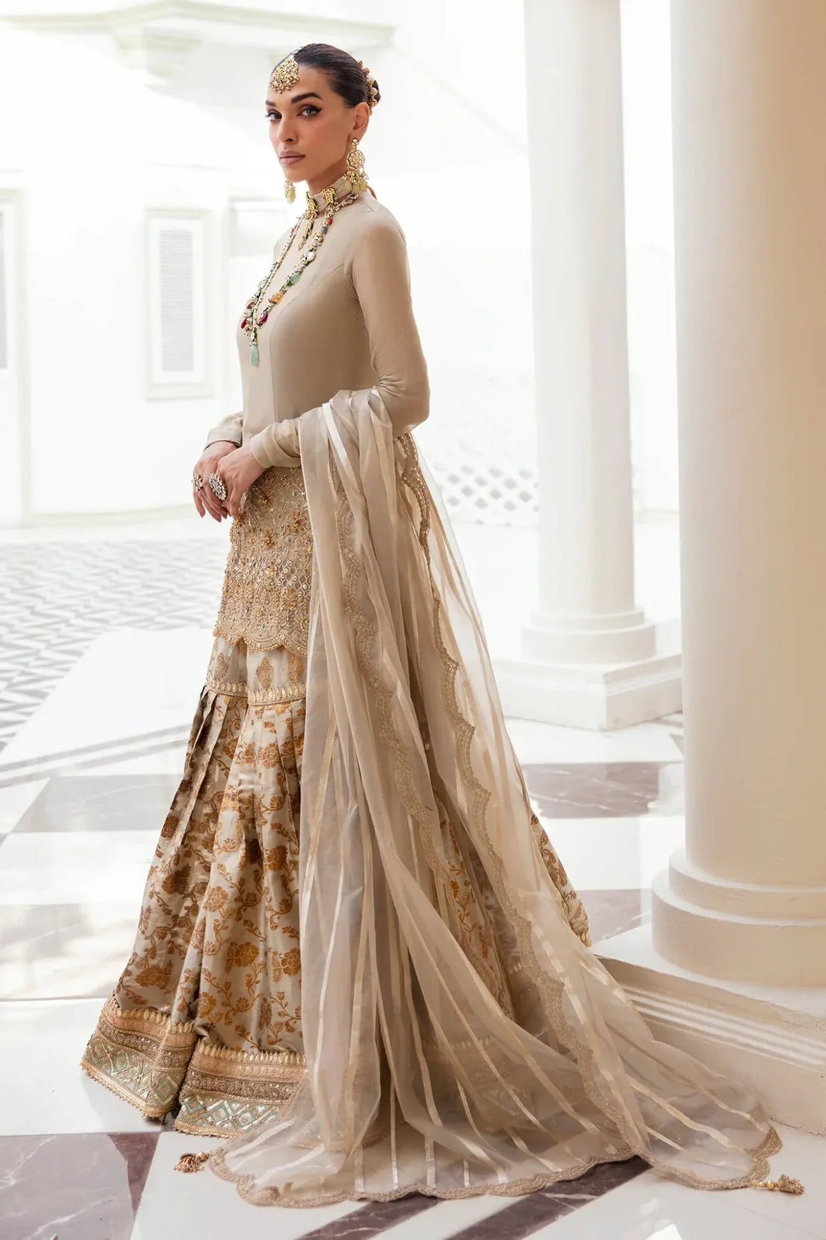 Musferah Saad | Symphony Wedding Formals | Majestic Opulence - Riwayat e Khas